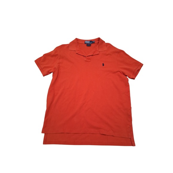 Polo Ralph Lauren Other - Polo Ralph Lauren Mens Orange Custom Fit Short Sleeve Cotton Polo Shirt Large